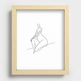 Oh Hello, Girl  Recessed Framed Print