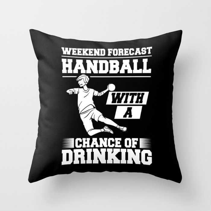 Handball Game Ball Player Rules Court Team Throw Pillow