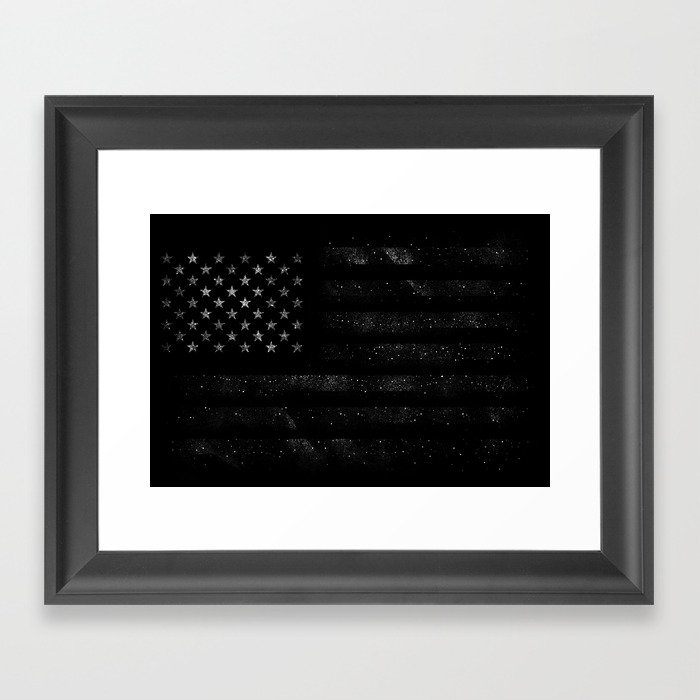 American Flag Framed Art Print