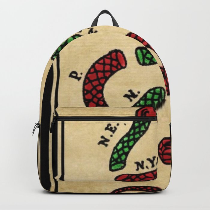 1776 "Join, or Die" Revolutionary War flag with 13 colonies, snake & colors by Benjamin Franklin Backpack