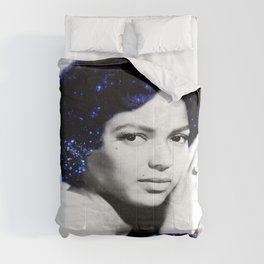 Dorothy Dandridge : Blue Sparkle Comforter