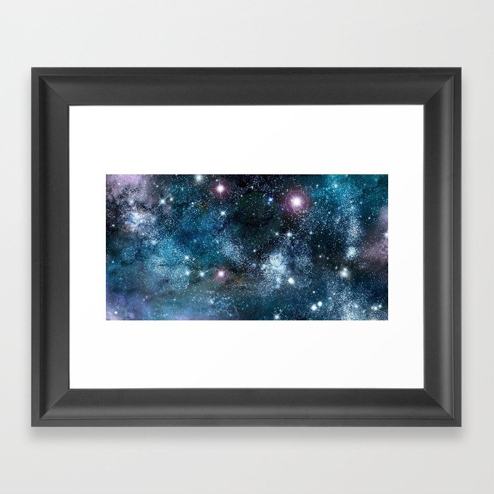 Space Framed Art Print