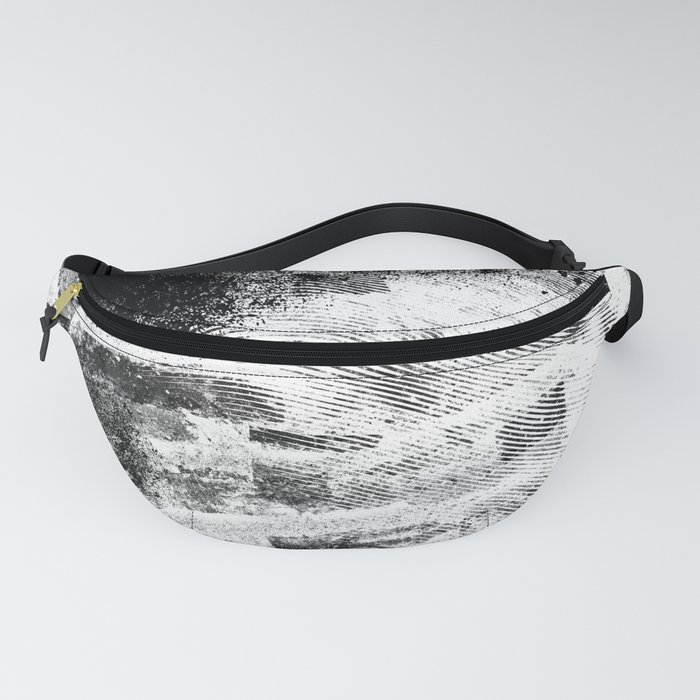 Abstract black and white Fanny Pack