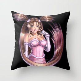 Sexy Anime Girl Throw Pillow