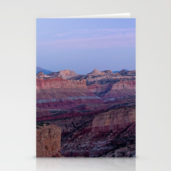 Nature's Paint - "The Reef", Sunset Point, Capitol Reef National Park, Utah, USA Stationery Cards