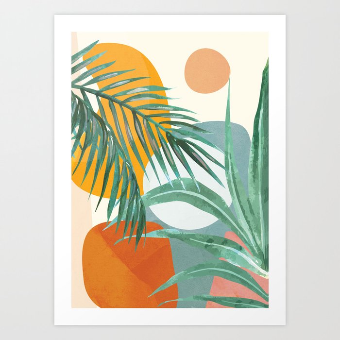 Leaf Design 02 Art Print