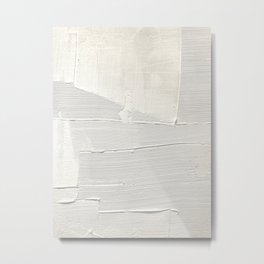 Relief [1]: an abstract, textured piece in white by Alyssa Hamilton Art Metal Print | Modern, Street Art, Coaster, White, Tapestry, Texture, Painting, Canvas, Interiordesign, Wallart 