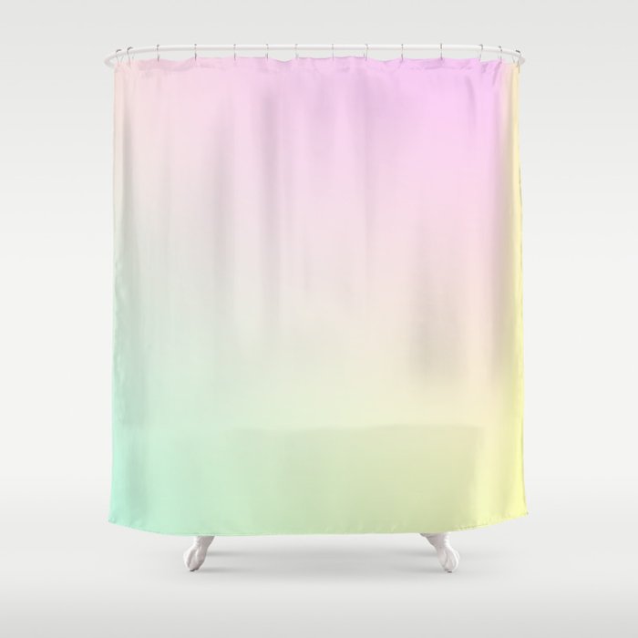 30 Gradient Aura Ombre 220426 Valourine Digital Minimalist Art Shower Curtain