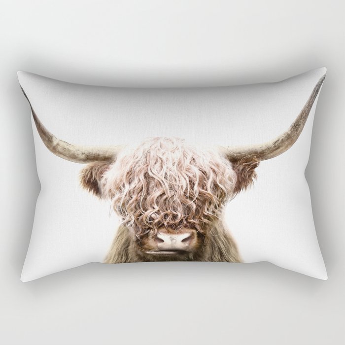 Scottish Highland Cow Rectangular Pillow