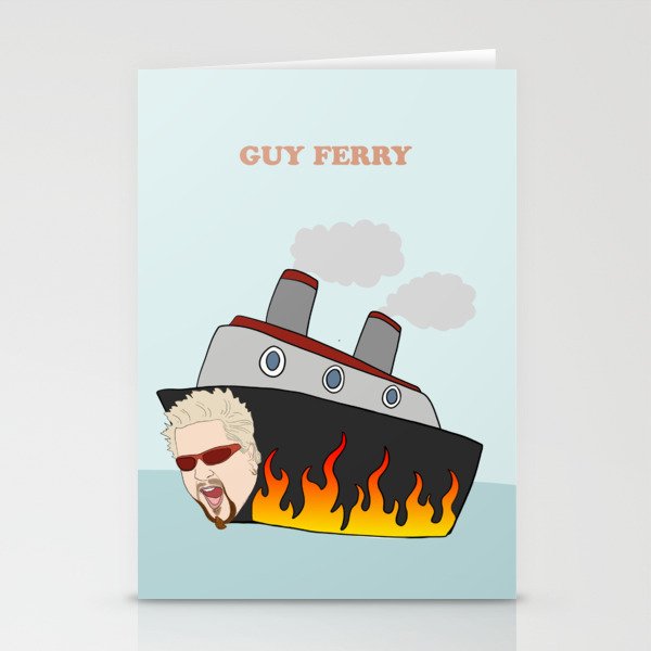 Guy Ferry Funny Illustration Stationery Cards