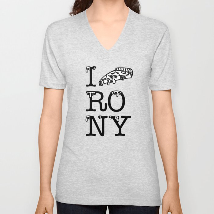 I RO NY V Neck T Shirt