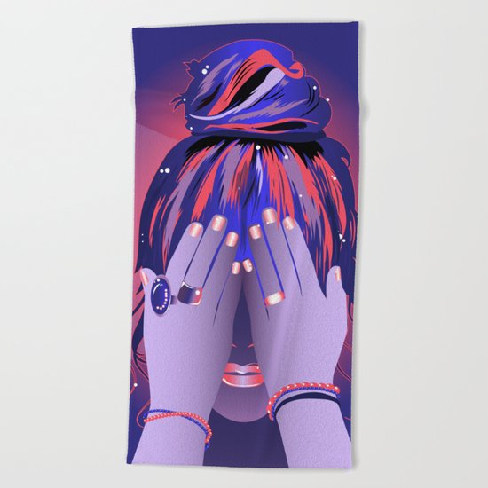 Your Mind Palace Beach Towel
