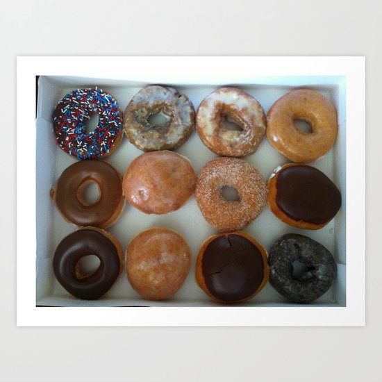 Doughnuts Art Print