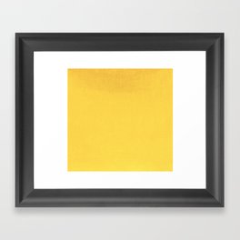 Yellow Velvet Framed Art Print