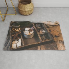 Plate of delicacies Rug