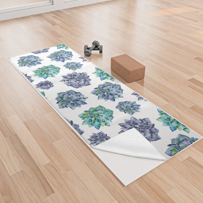 Succulent and Sweet Yoga Towel