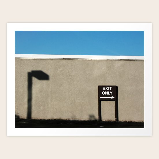 Exit Only II Art Print