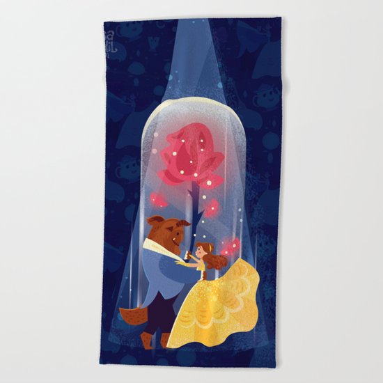 Be Our Guest Beach Towel