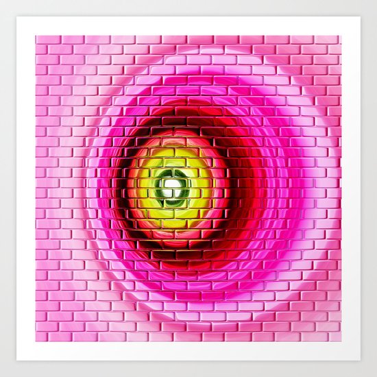pinkes Art Print