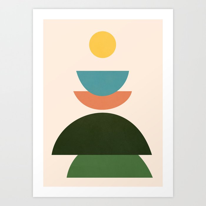 Abstract Shape Design Art Print