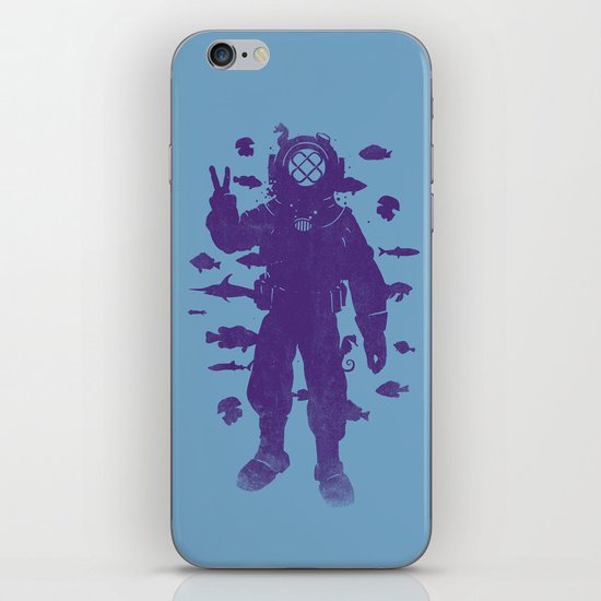 peace under water iPhone & iPod Skin