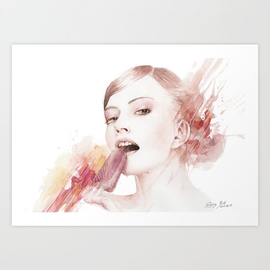 Summertime dizziness Art Print