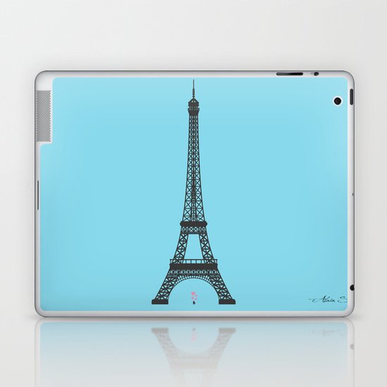 Eiffel Tower - First Kiss Laptop & iPad Skin