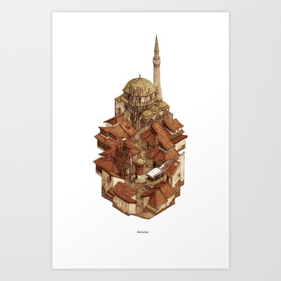 Bascarsija Art Print