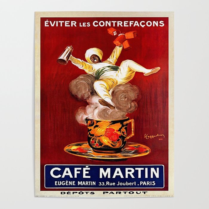 Vintage poster - Café Martin Poster