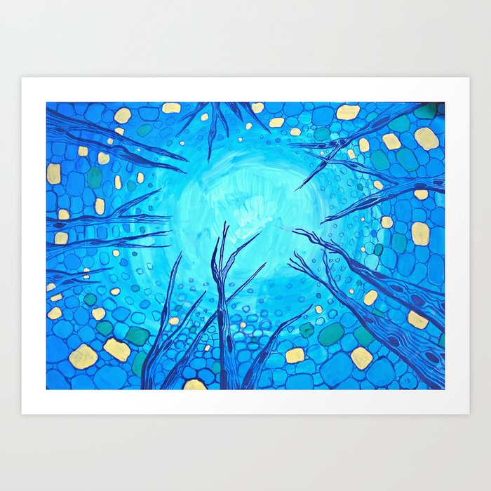 The View Of The Night Sky Art Print By Maltez Society6