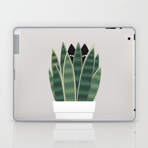 Cat and Plant 22: Sneak Plant Laptop & iPad Skin