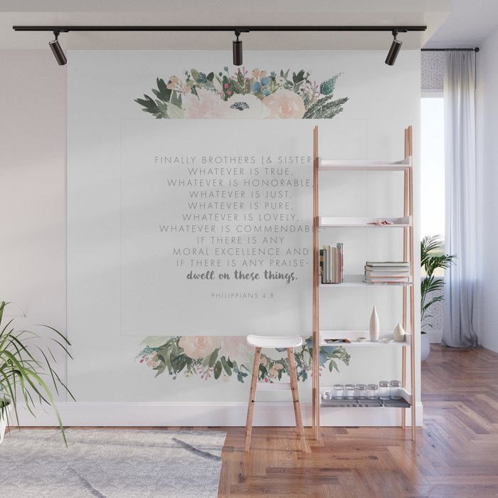 Dwell Richly Wall Mural