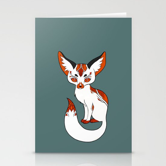 Mysterious Fox Stationery Cards