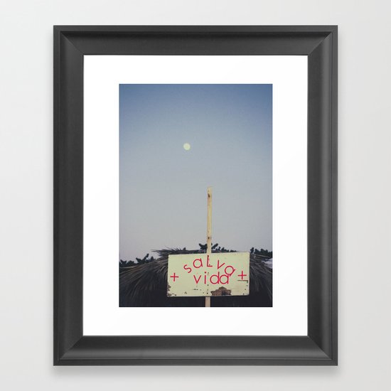 salva vida Framed Art Print