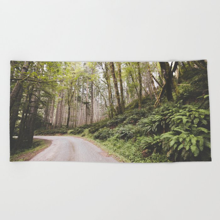 The Road to Olympia Beach Towel