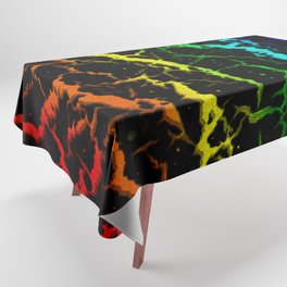 Cracked Space Lava - Light Spectrum Tablecloth