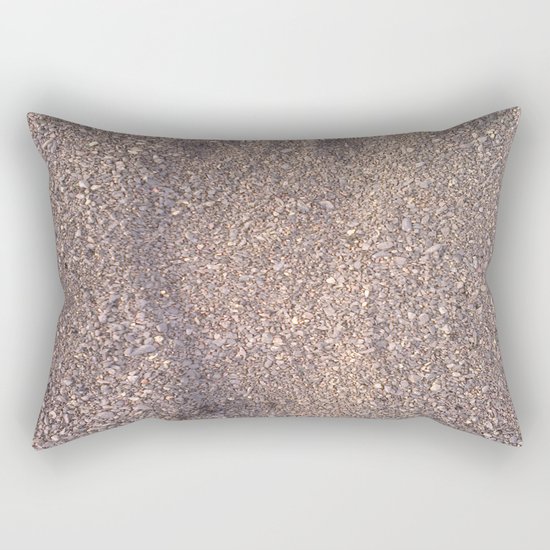 trace in the sand Rectangular Pillow