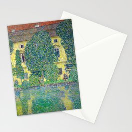 Gustav Klimt - Schloss Kammer am Attersee III Stationery Card
