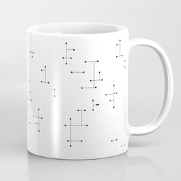 Dreams of Eames Coffee Mug | Minimal, Microchip, Modern, Electro, Retro, Abstract, Eames, Geometrical, Blackandwhite, Graphicdesign 