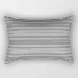 [ Thumbnail: Dark Gray and Grey Colored Lined/Striped Pattern Rectangular Pillow ]