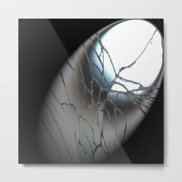 Broken Mirrow in the Spot   (A7 B0156) Metal Print | Digital, Abstract, Pop Surrealism, Graphic Design, Other, Photo, Color 