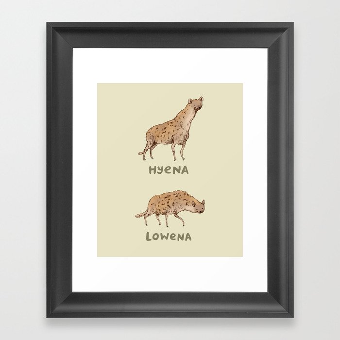 Hyena Lowena Framed Art Print