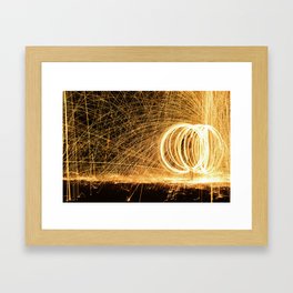 Playing with Fire Framed Art Print