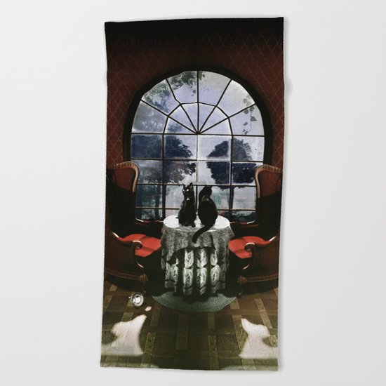 Room Skull Beach Towel