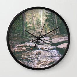 Just Around the Riverbend Wall Clock