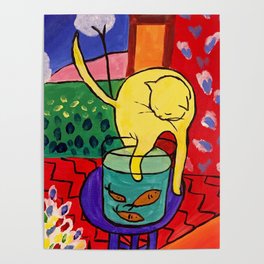 Cat with Red Fish- Henri Matisse Poster