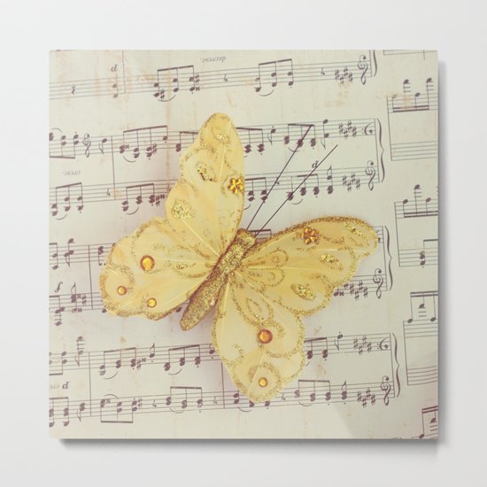 Dance of the Butterfly Metal Print