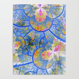 Water Lily Haze Poster