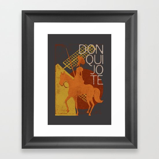 Books Collection: Don Quixote Framed Art Print