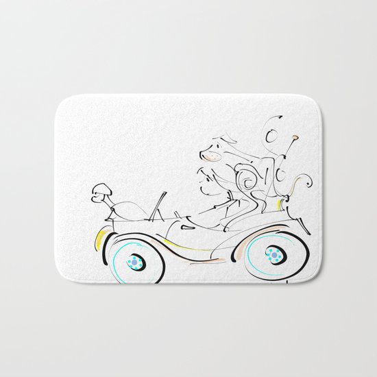 fun ride Bath Mat